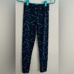 Champion Kids' Dark Blue Leggings with Colorful Print